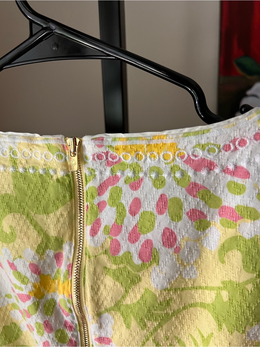Lilly Pulitzer jubilee ‘Lilly in the leaves’ Yellow green Floral Shift Dress - Picture 10 of 11